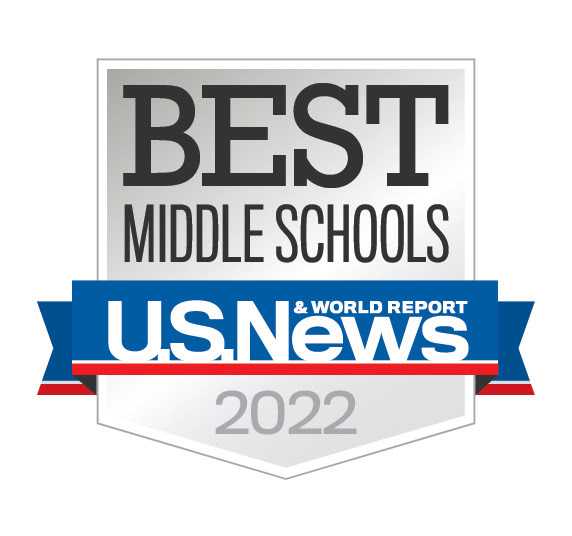 US News Best Middle School Sinage