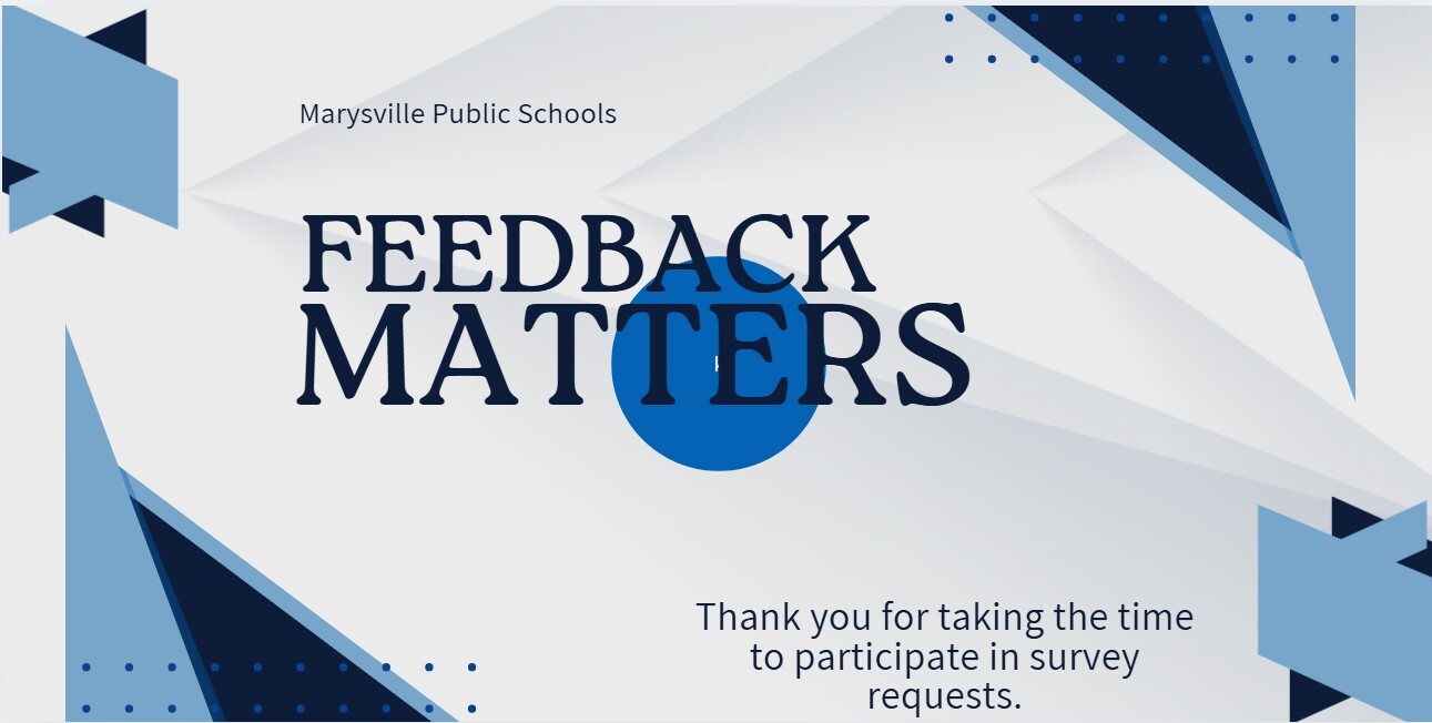 Feedback matters - Thank you for yours